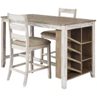 Jonette 3-pc. Dining Room Set in Two- Tone by Ashley Furniture