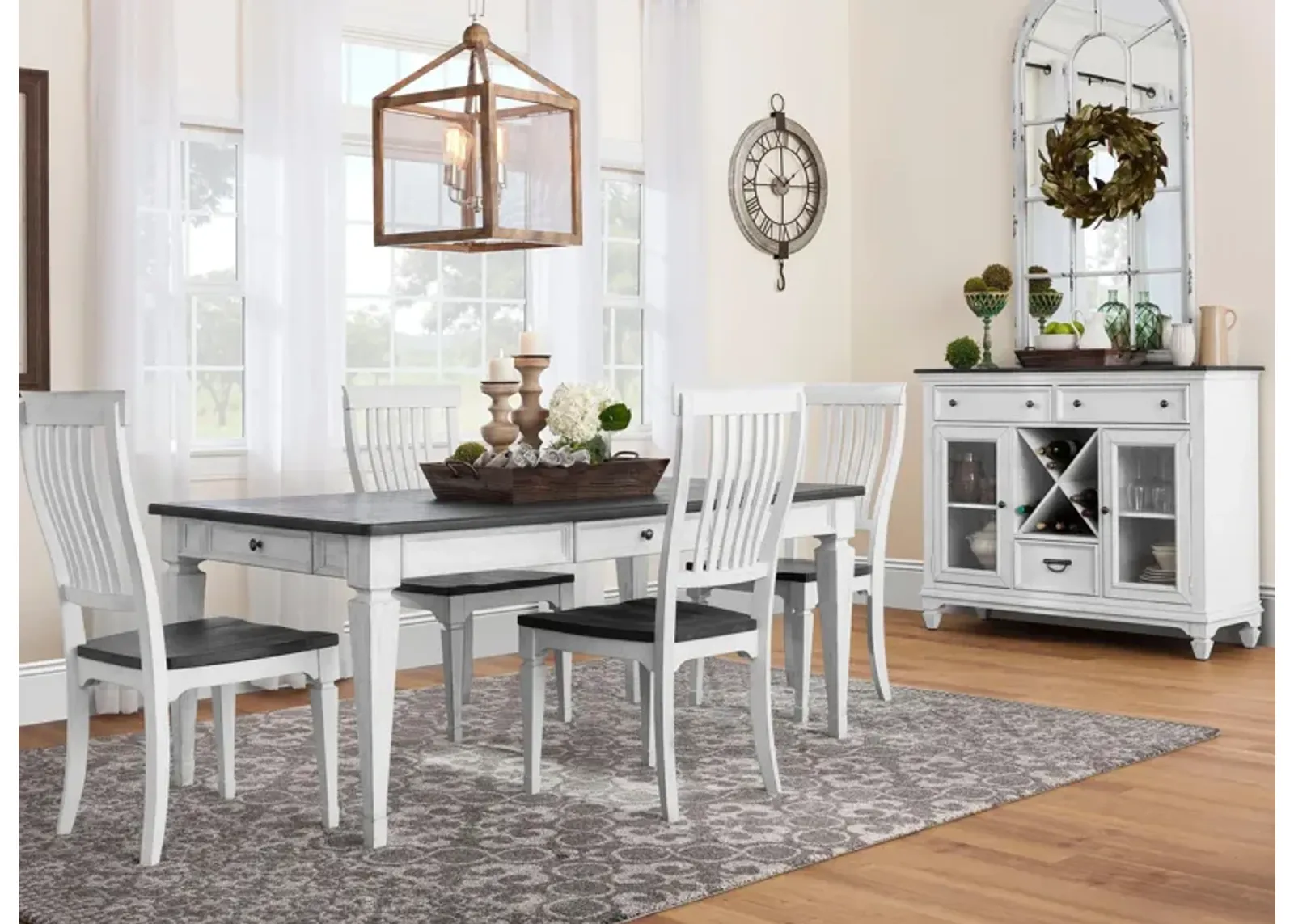 Shelby 5-pc. Dining Set in White / Gray by Liberty Furniture