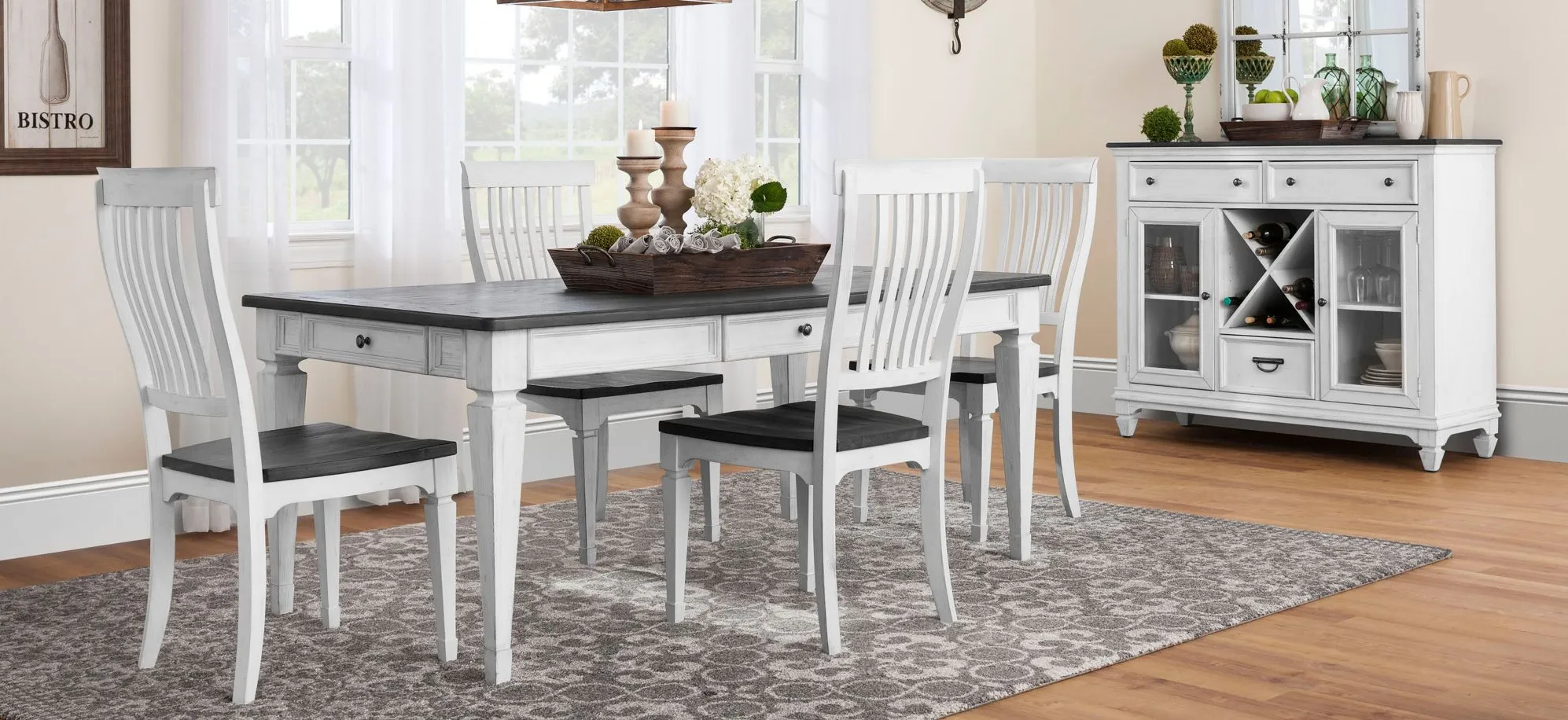 Shelby 5-pc. Dining Set in White / Gray by Liberty Furniture