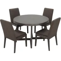 Hillside 5-pc. Dining Set in Wire Brushed Grey by Elements International Group