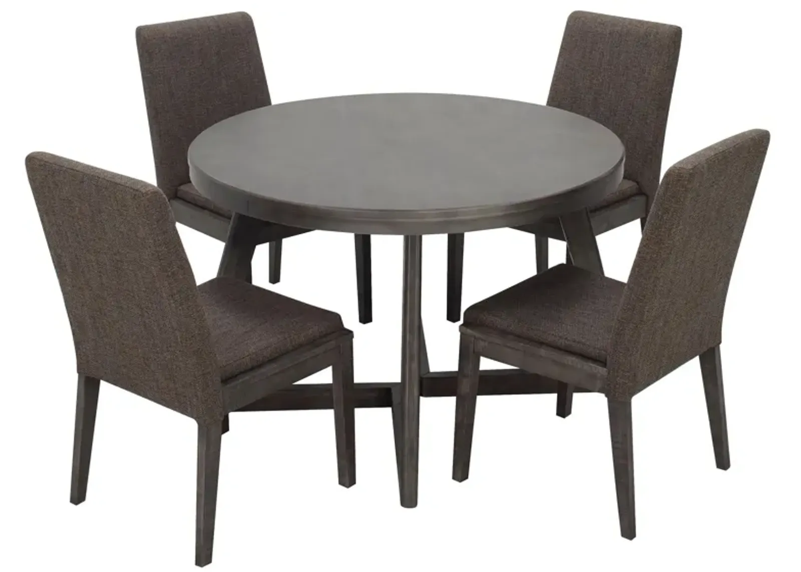 Hillside 5-pc. Dining Set in Wire Brushed Grey by Elements International Group