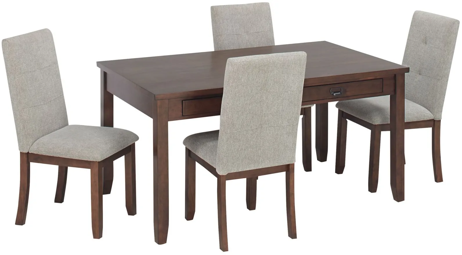 Saunders 5-pc. Dining Set in Cherry by Bellanest
