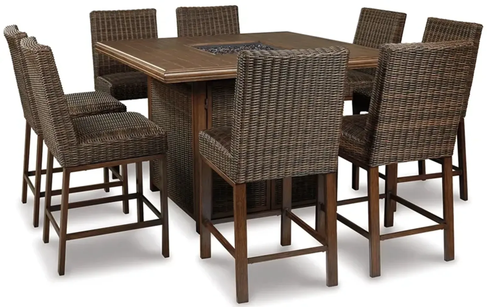 Paradise Trail Outdoor Dining Set -9-pc..