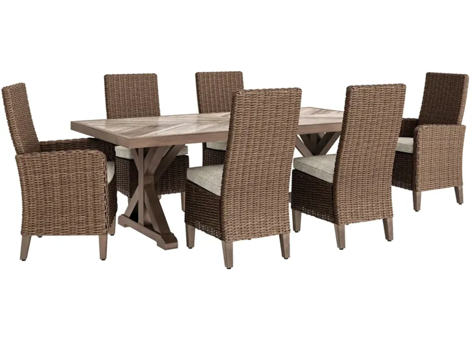 Beachcroft 7-pc. Dining Set in Brown by Ashley Furniture