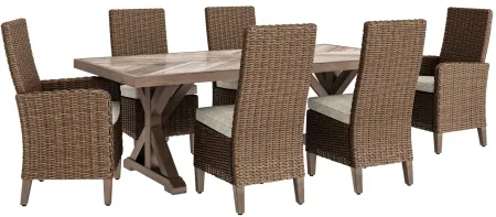 Beachcroft 7-pc Dining Set in Brown by Ashley Furniture