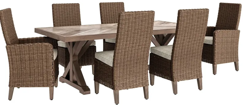 Beachcroft 7-pc Dining Set in Brown by Ashley Furniture