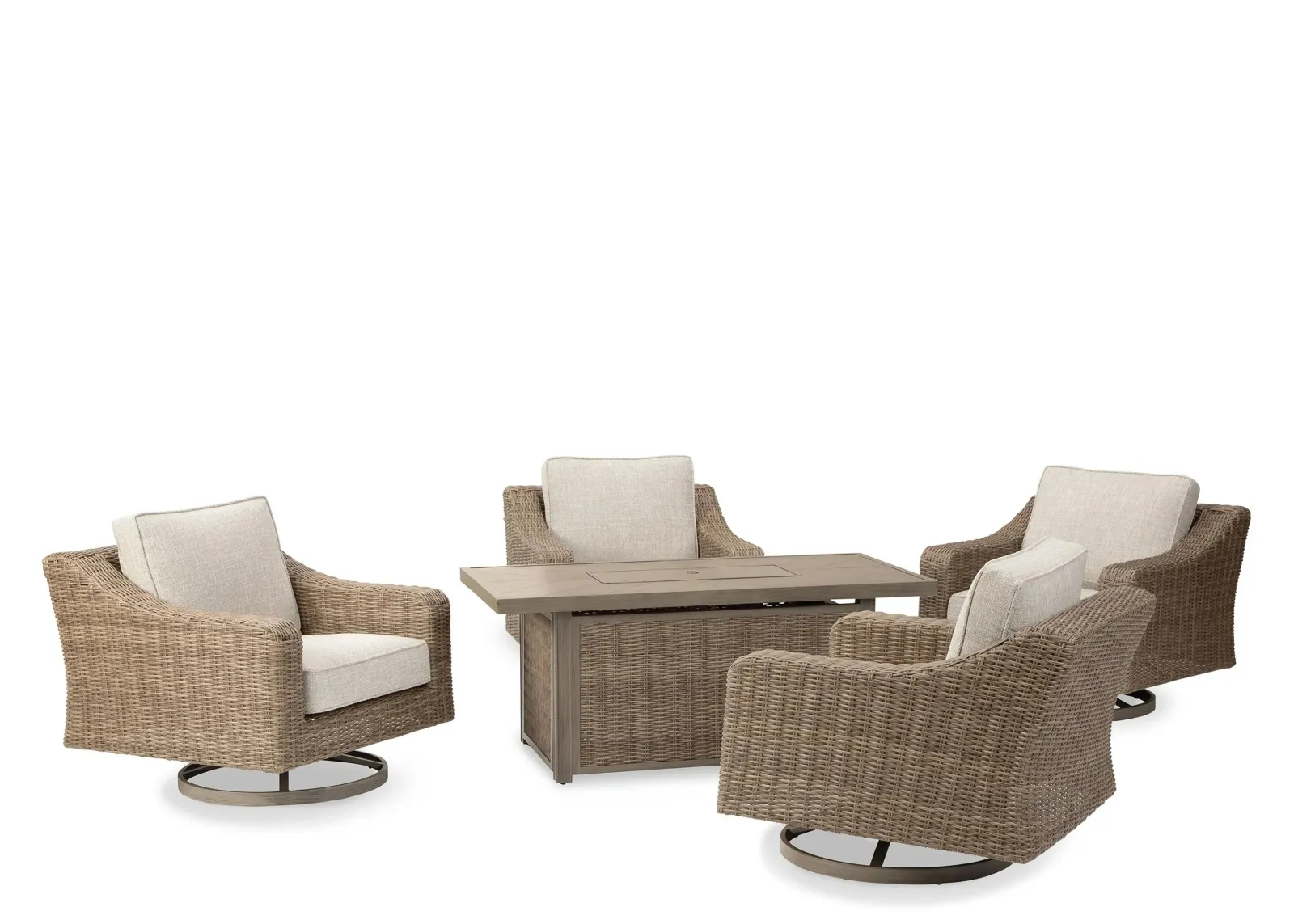 Beachcroft Outdoor Set 5-pc. in Brown by Ashley Furniture