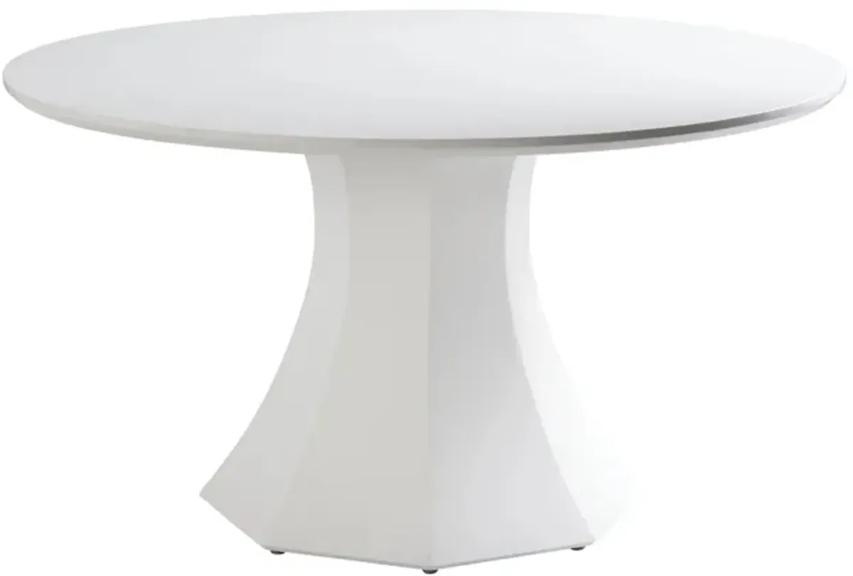 Sanara 55" Dining Table in White by Sunpan