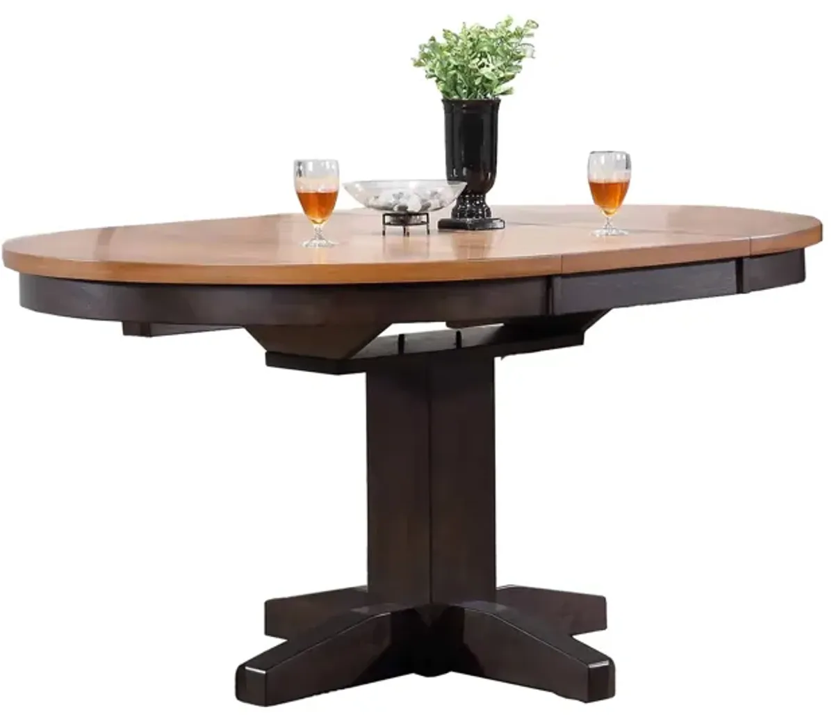 Choices Round Dining Table in Black by ECI