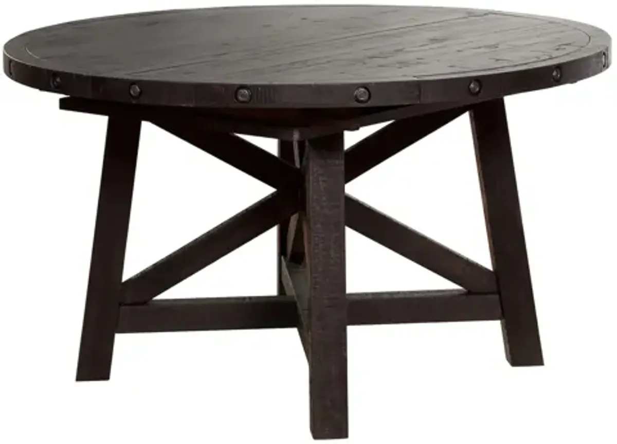 Zabela Round Dining Table w/ Leaf