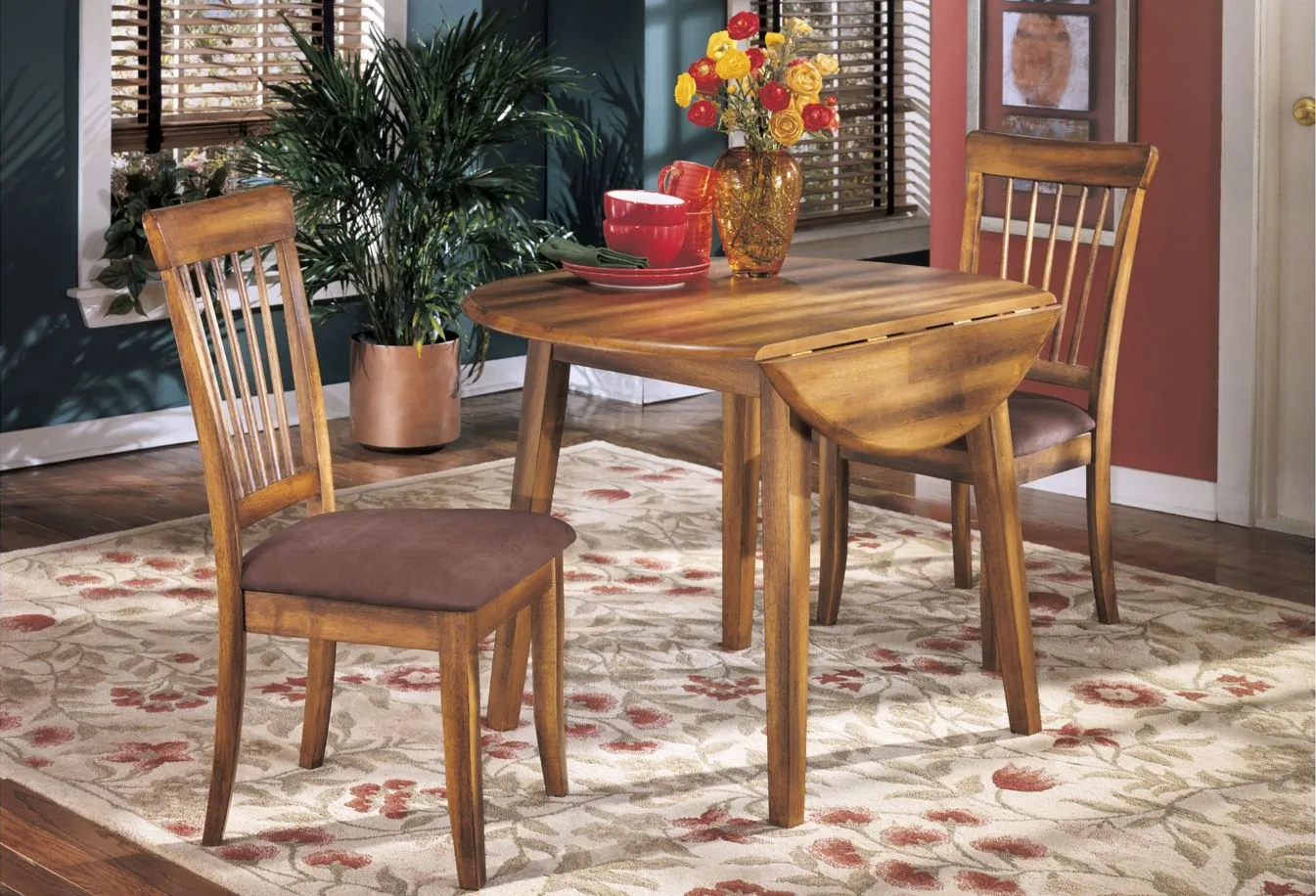Berringer 3-pc. Dining Set in Rustic Brown by Ashley Furniture