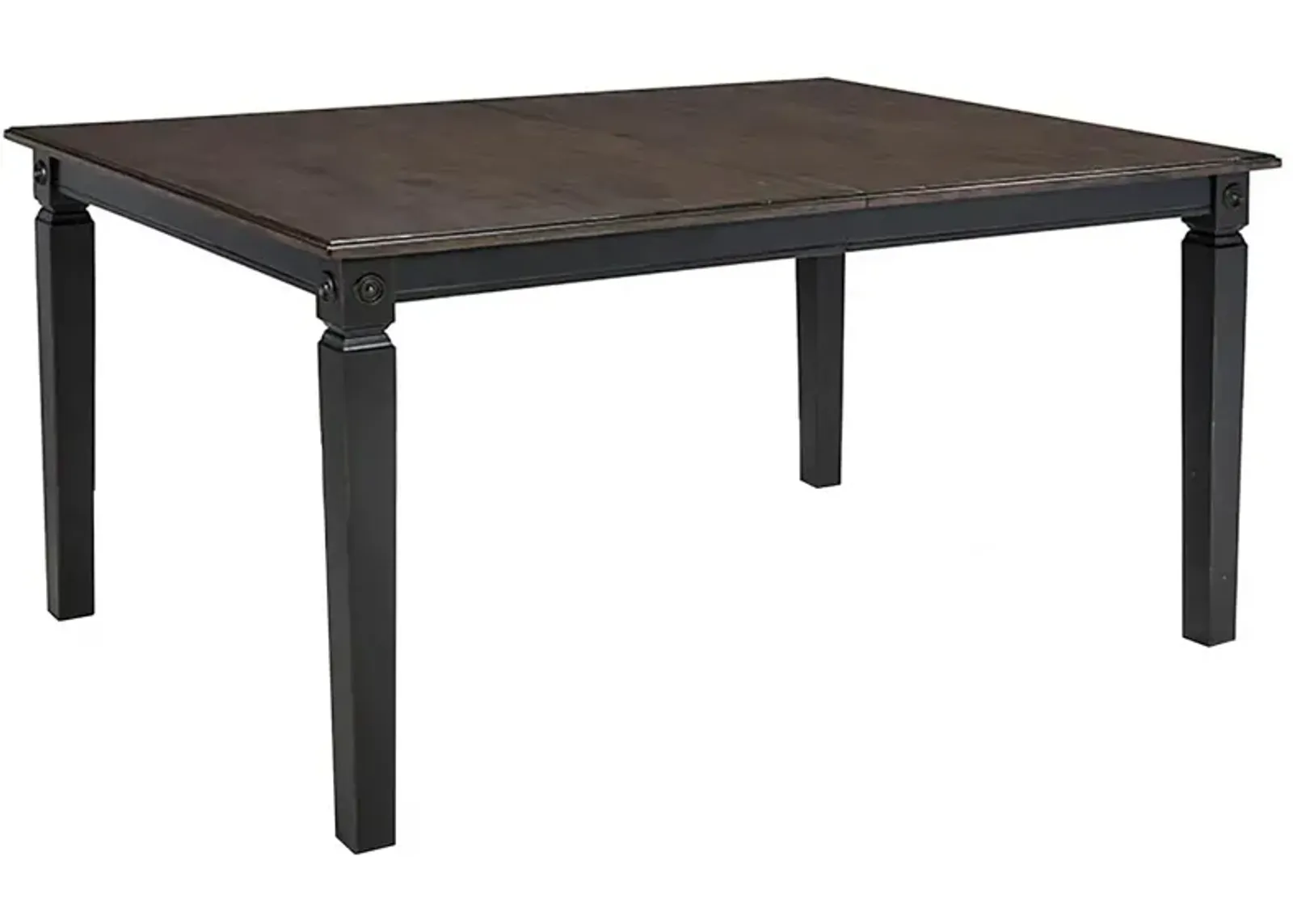 Glennwood Dining Table in Rubbed Black/Charcoal by Intercon