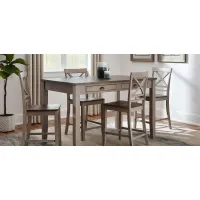 Brookleigh 5-pc. Counter-Height Dining Set in Two-Tone by Bellanest