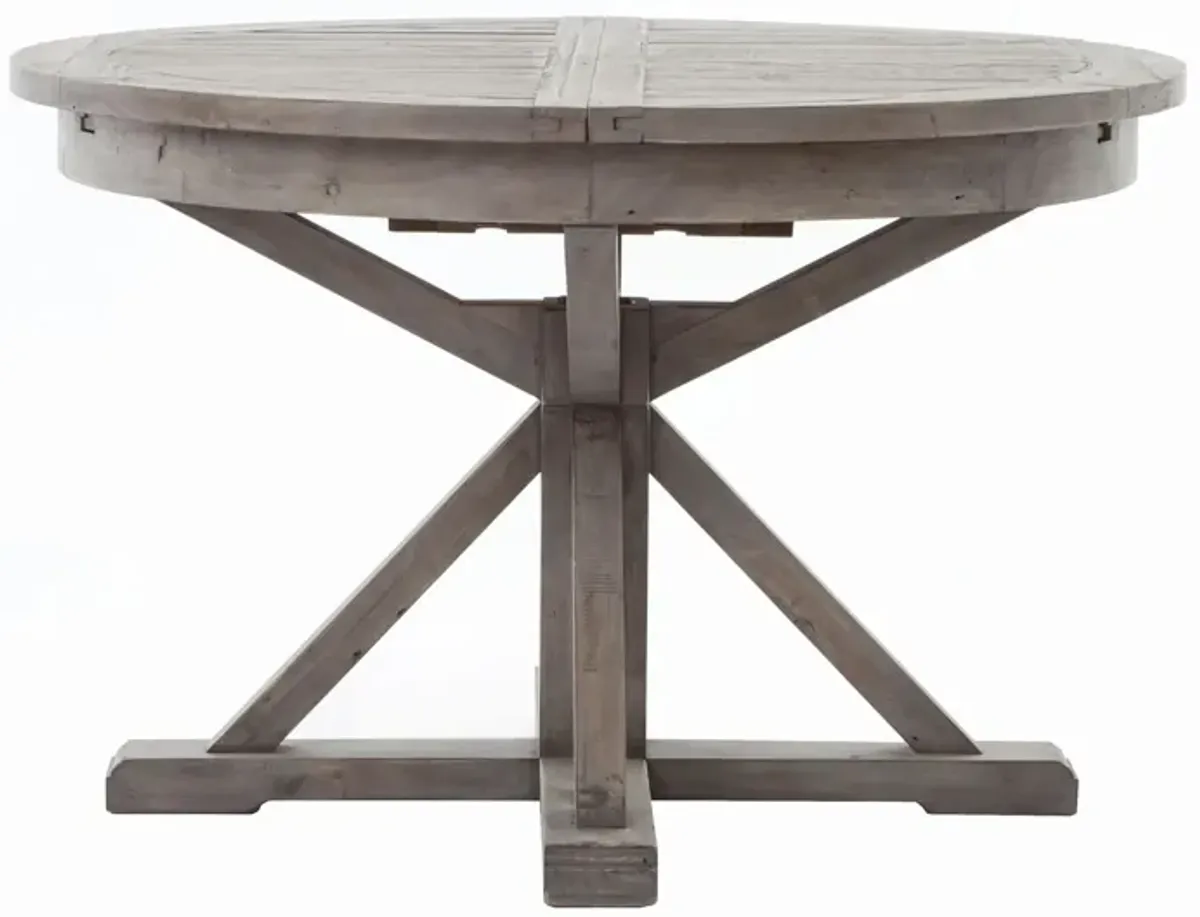 Cintra Dining Table W/ Leaf in Rustic Black Olive by Four Hands