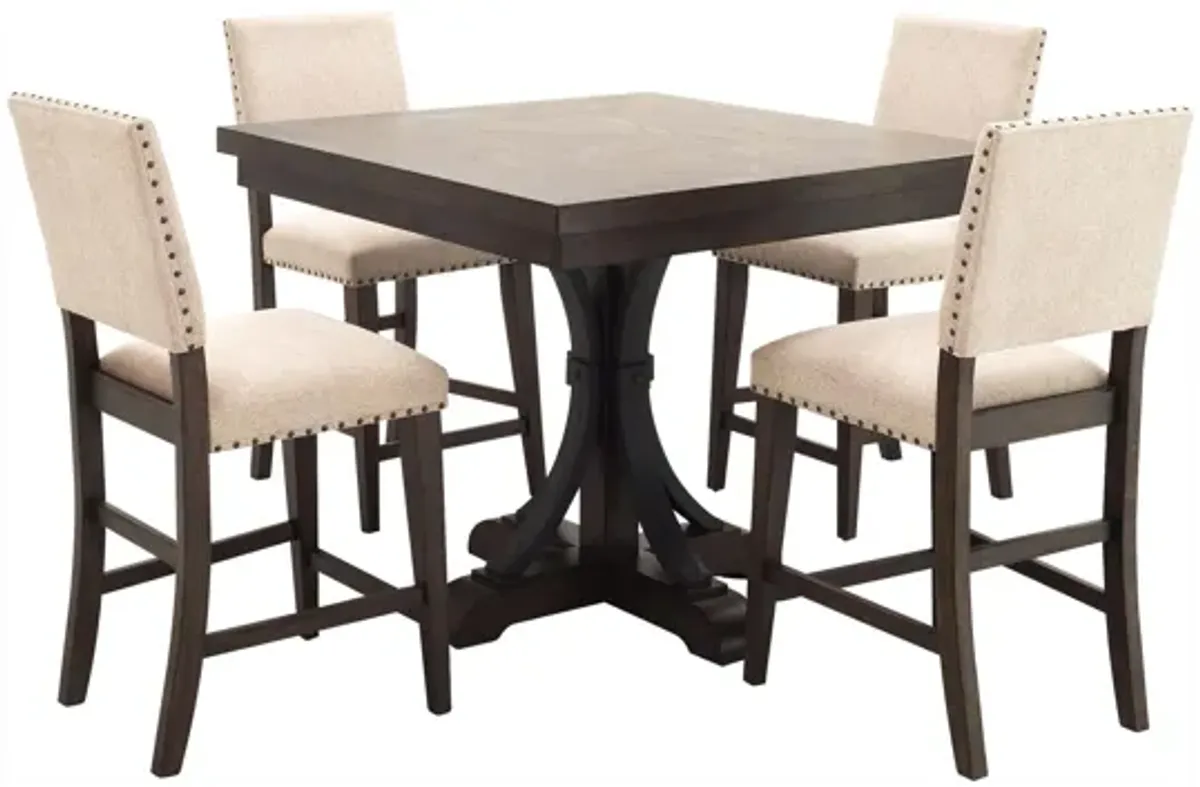 Halloway 5-pc. Counter-height Dining Set