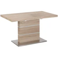 Labrenda Dining Table w/ Leaf in Light Oak by Chintaly Imports