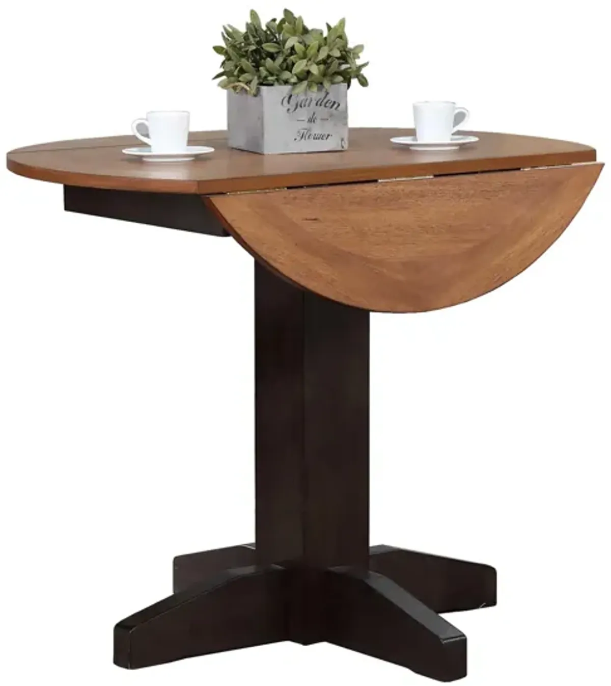 Choices Drop Leaf Table in Black by ECI