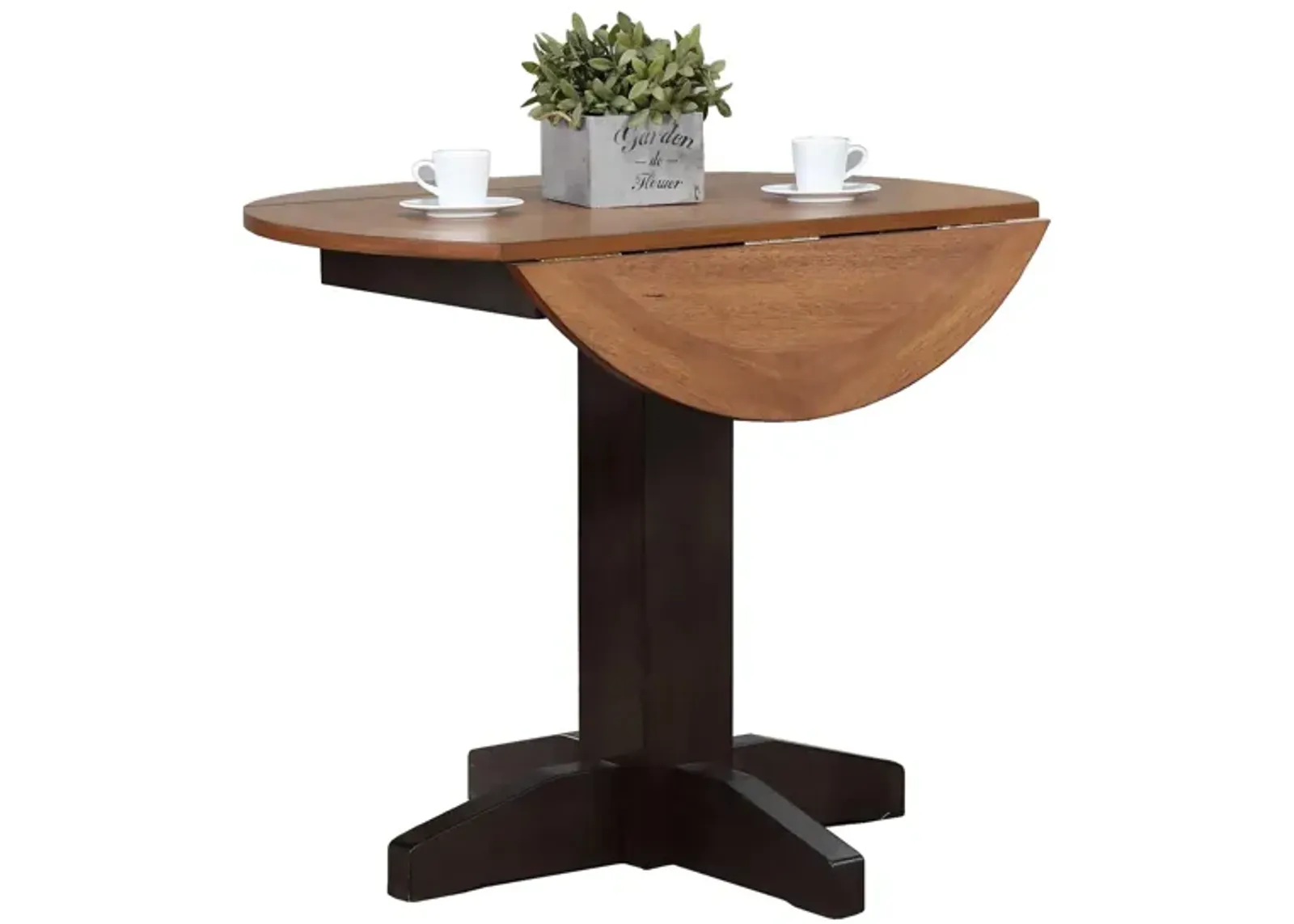 Choices Drop Leaf Table in Black by ECI