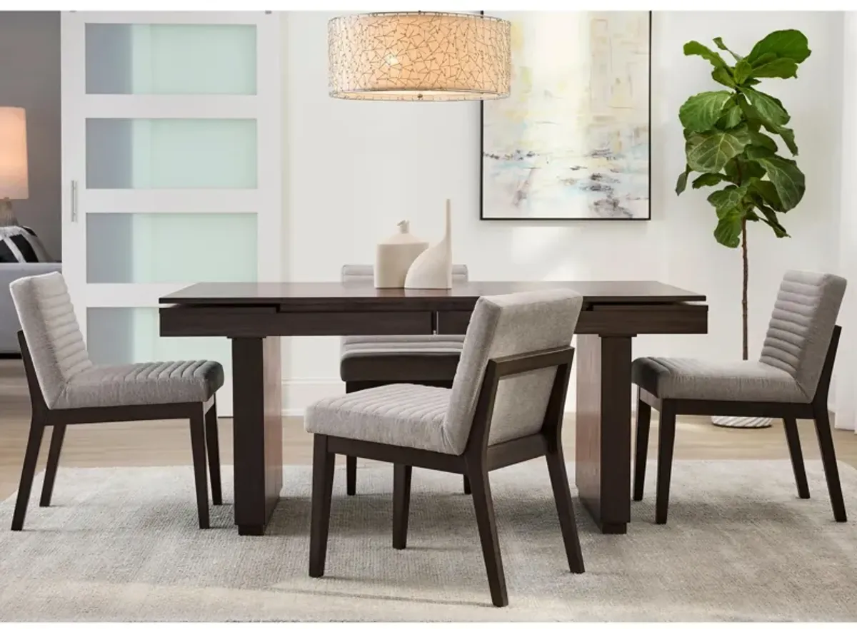 Modesto 5-pc. Dining Set in Black/Beige by Davis Intl.