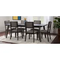 Timberbrook 7-pc. Dining Set in Walnut by Crown Mark
