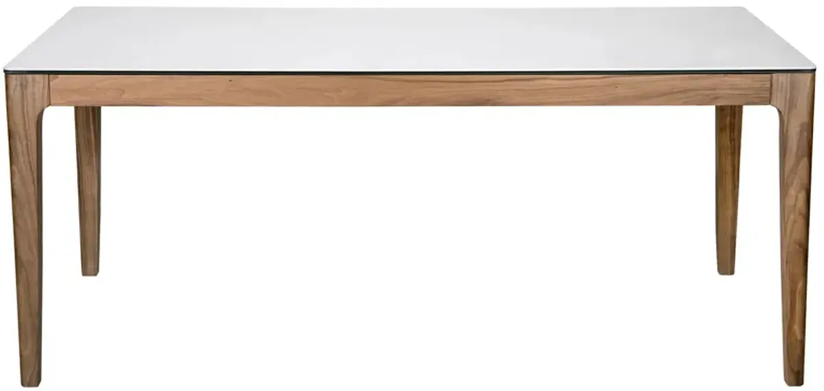 Haldis Dining Table in White by EuroStyle