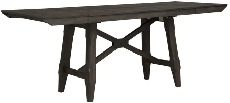 Double Bridge Counter Height Dining Table in Dark Brown by Liberty Furniture