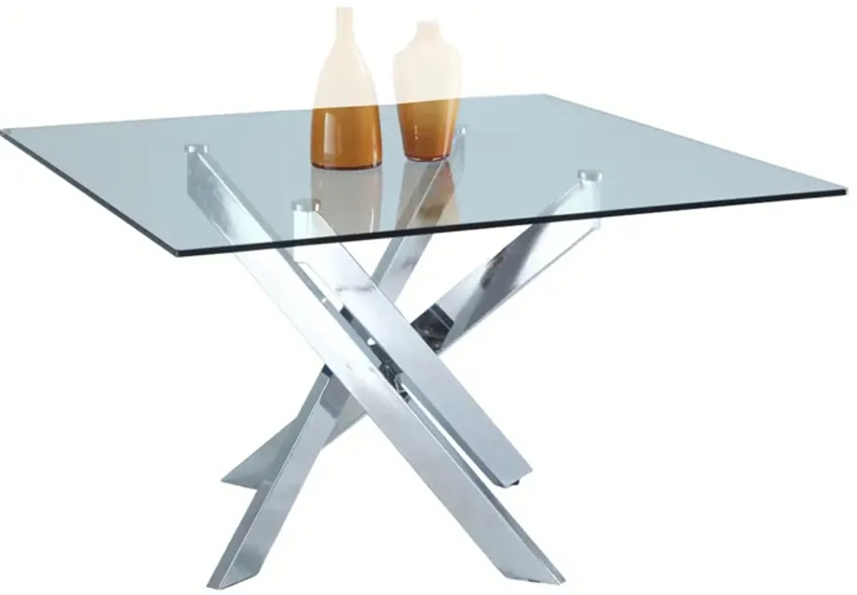 Pixie Dining Table in Clear by Chintaly Imports