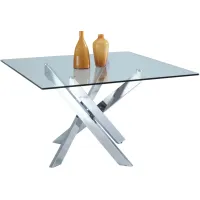 Pixie Dining Table in Clear by Chintaly Imports