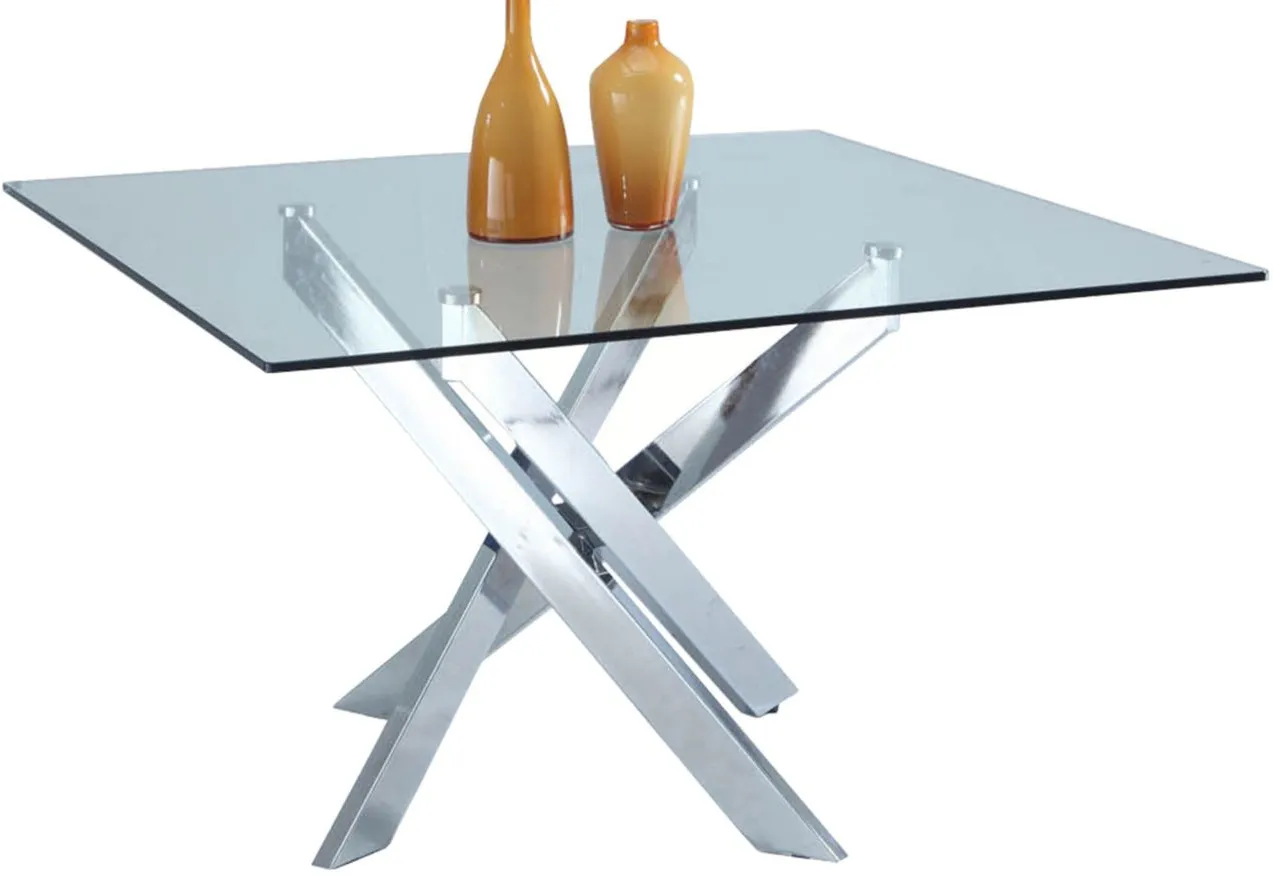 Pixie Dining Table in Clear by Chintaly Imports
