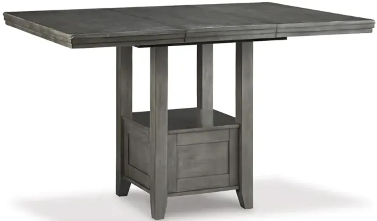 Halville Counter Height Dining Table in Gray by Ashley Furniture