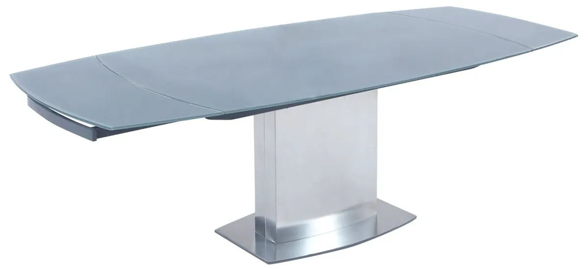 Mavis Dining Table w/ Leaves in Gray by Chintaly Imports