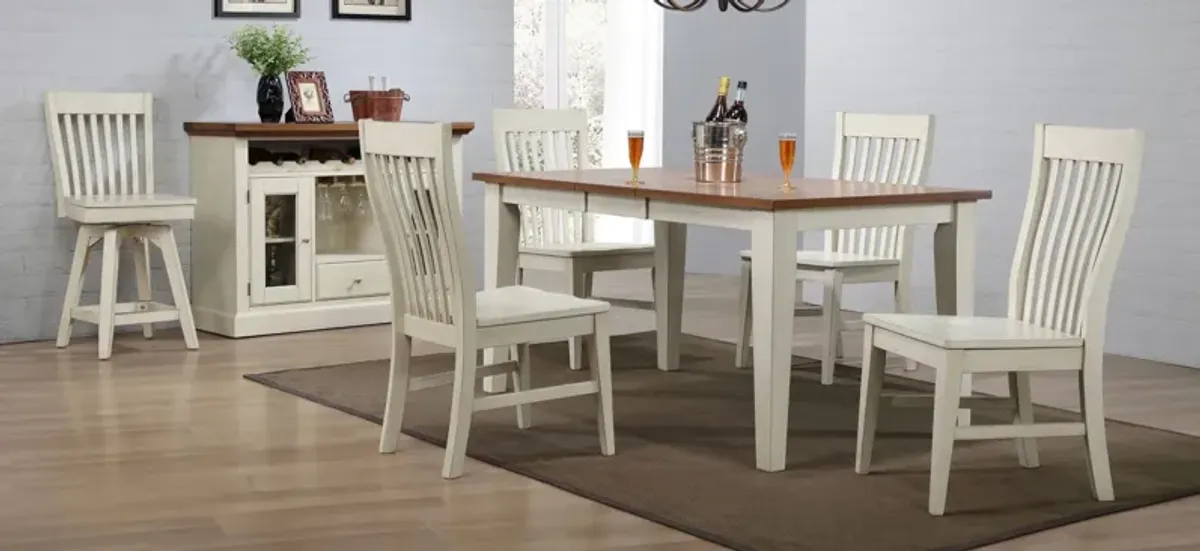 Choices 5-pc. Dining Set in Antique White by ECI