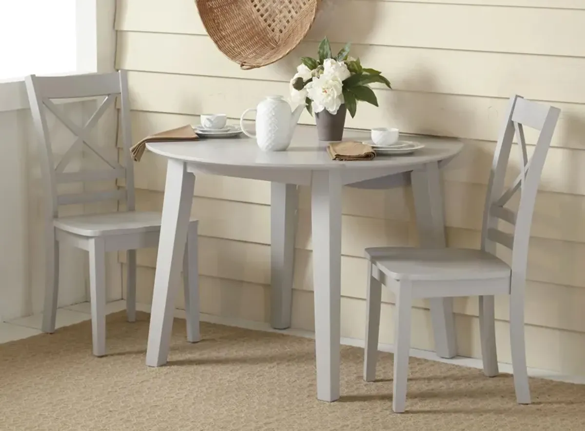 Simplicity 3-pc. Dining Set in Dove by Jofran