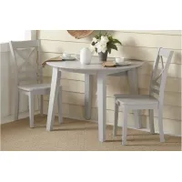Simplicity 3-pc. Dining Set in Dove by Jofran