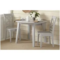 Simplicity 3-pc. Dining Set in Dove by Jofran