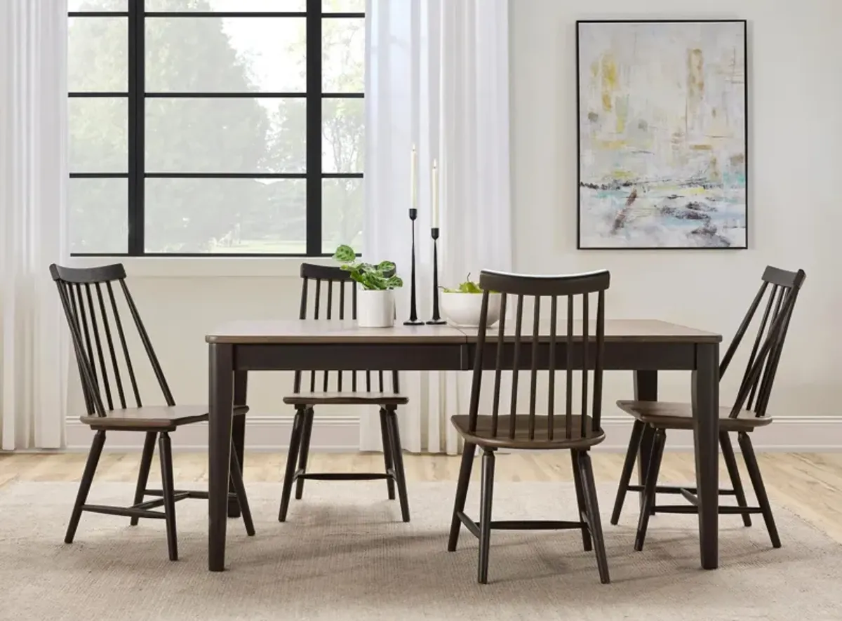 Highgrove 5-pc. Dining Set in Black and Woodtone by Liberty Furniture