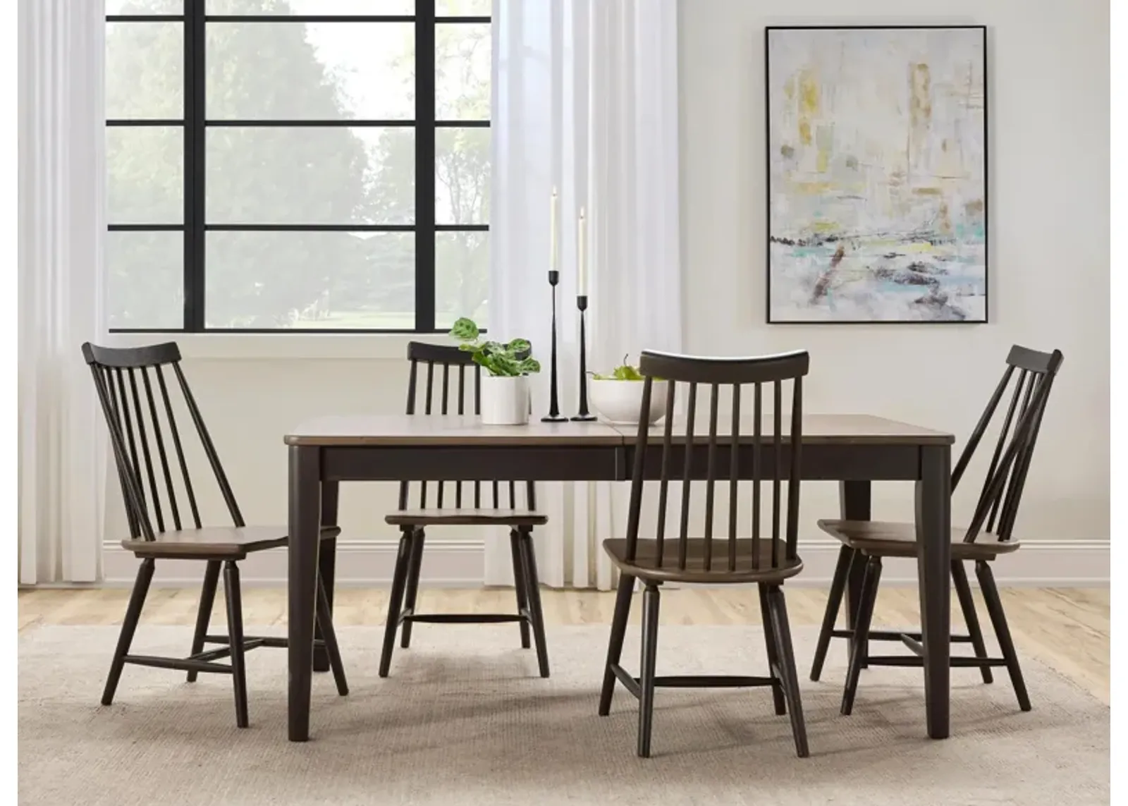 Highgrove 5-pc. Dining Set in Black and Woodtone by Liberty Furniture