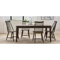 Highgrove 5-pc. Dining Set in Black and Woodtone by Liberty Furniture