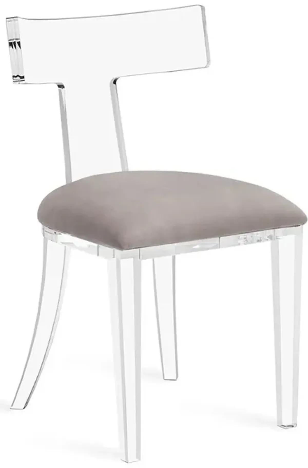 Tristan Acrylic Klismos Side Chair