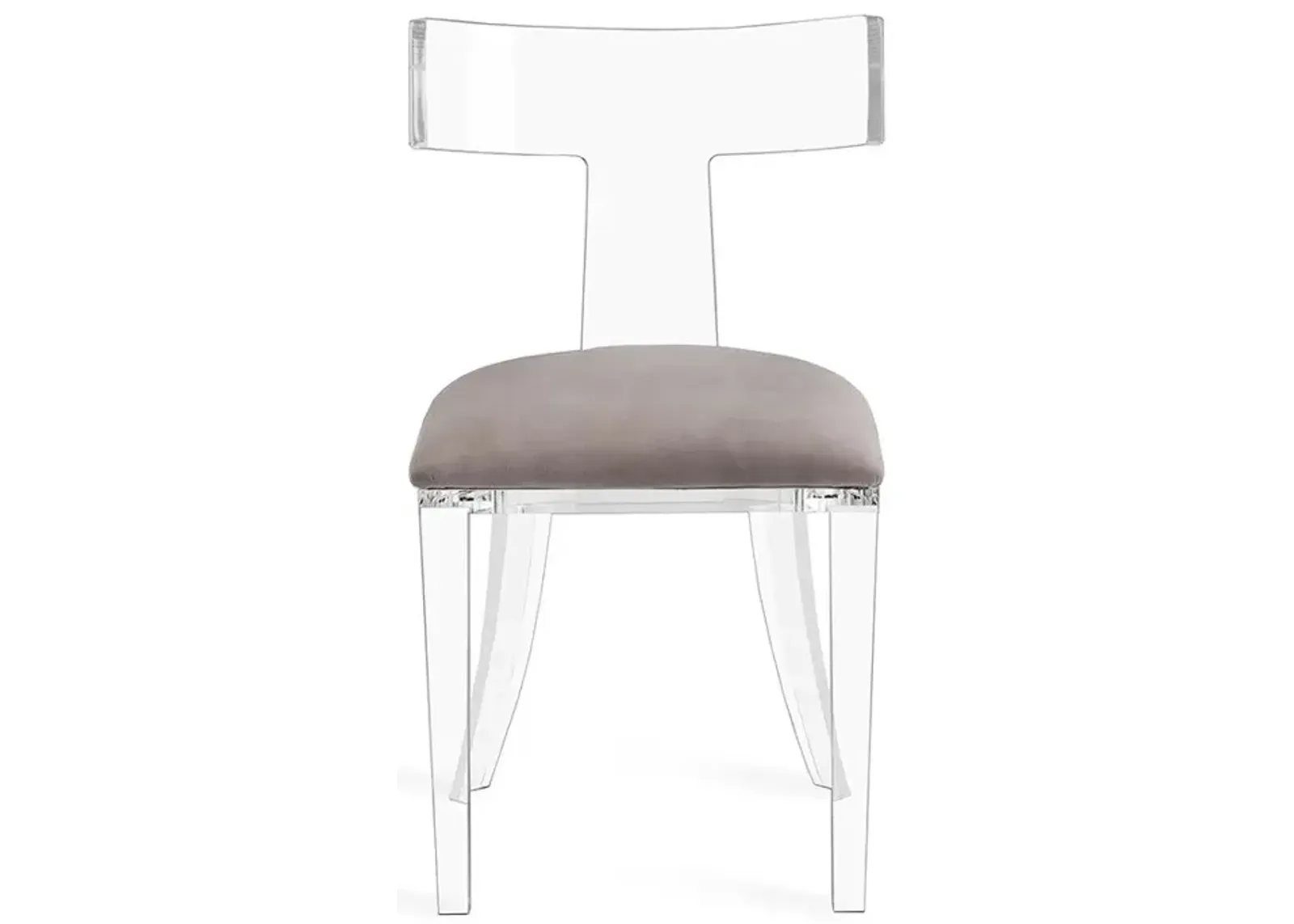 Tristan Acrylic Klismos Side Chair