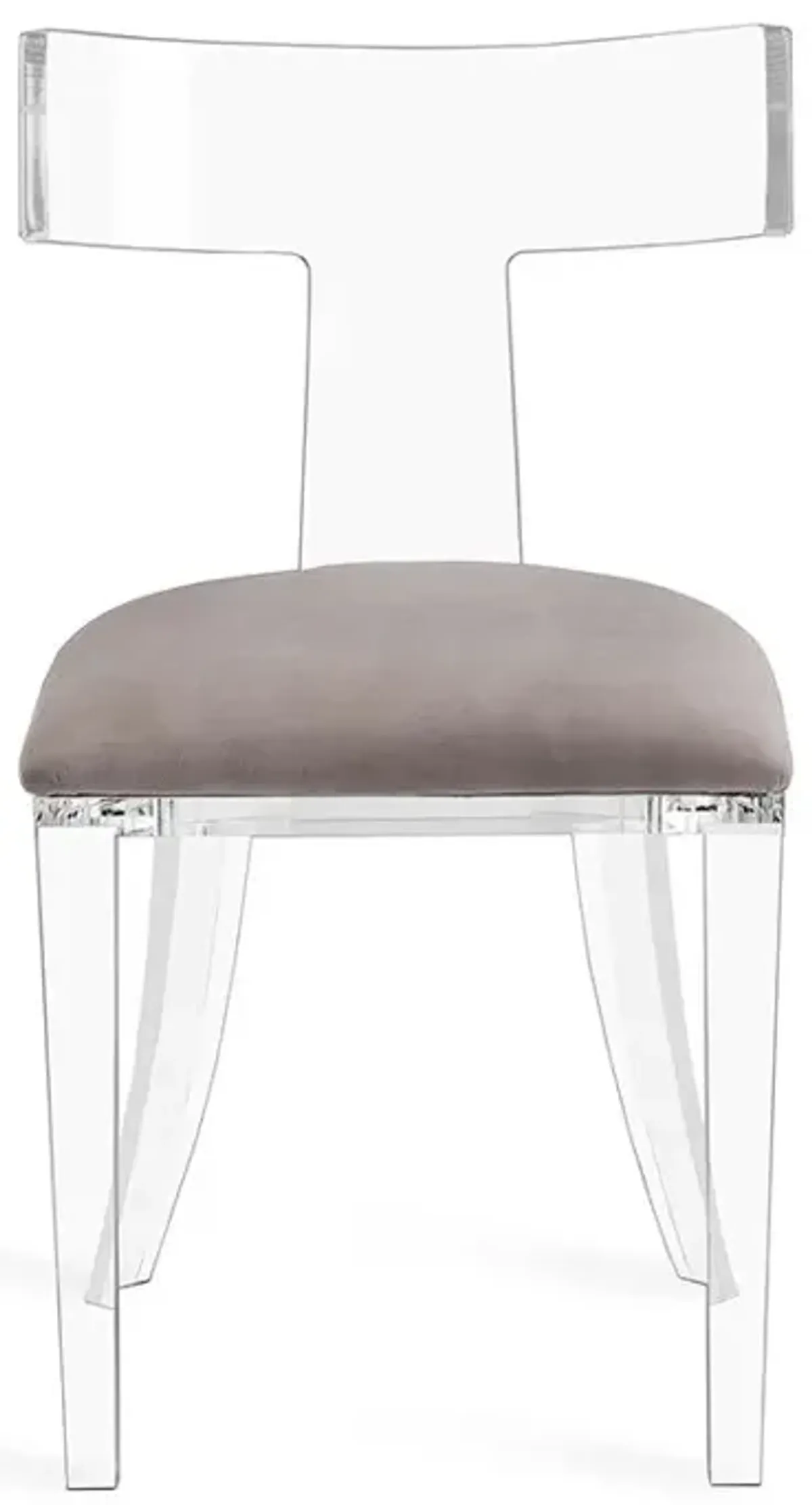 Tristan Acrylic Klismos Side Chair