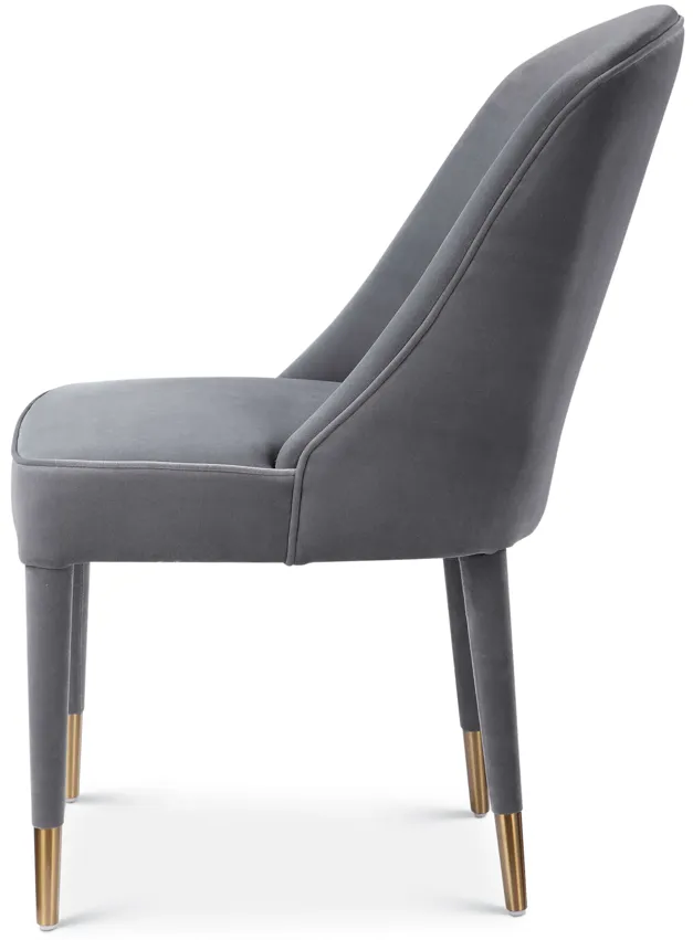 Brie Gray Armless Chair