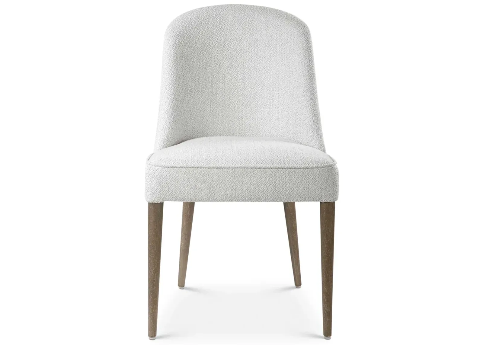 Brie White Armless Chair