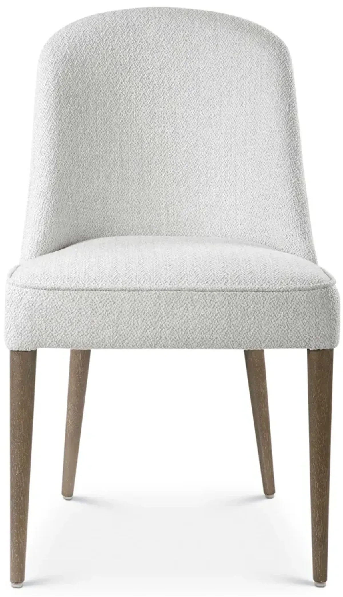 Brie White Armless Chair