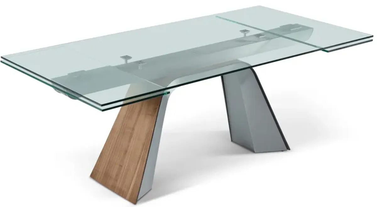 Harlan Glass Extension Table