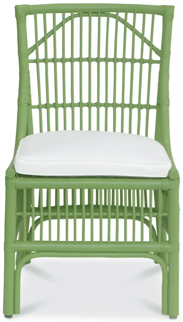 Winston II Rattan Side Chair - Green