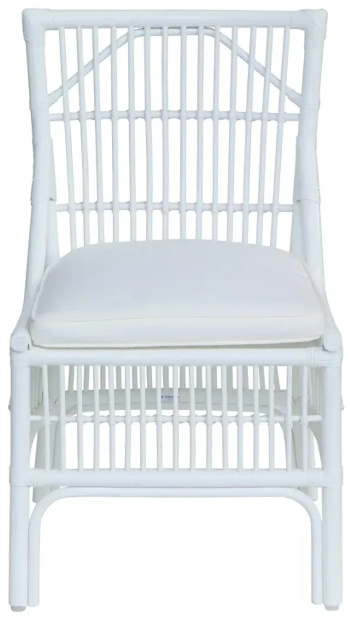 Winston II Rattan Side Chair - White