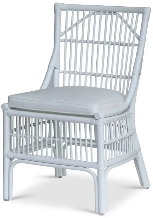 Winston II Rattan Side Chair - White