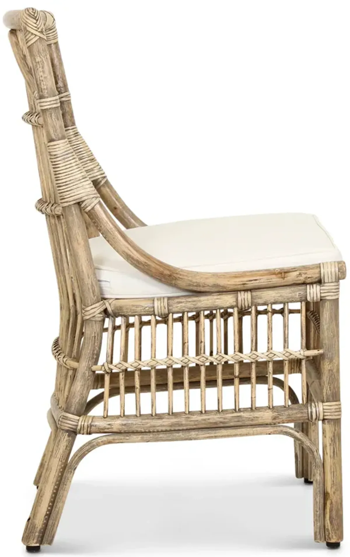 Winston II Rattan Side Chair - Antique Natural