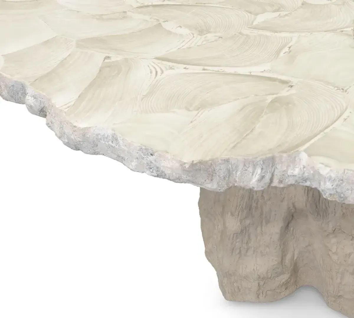 Camilla Fossil Clam Round Dining Table